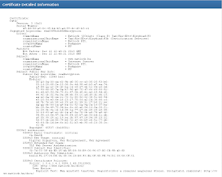 Cretificate Decoder